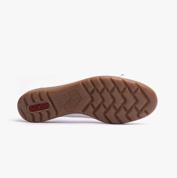 Rieker Slip-On Womens Shoes - White (L9360-80)