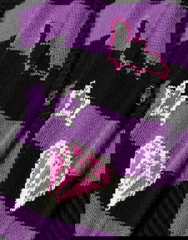 Monster High Womens Purple Alumni Cardigan