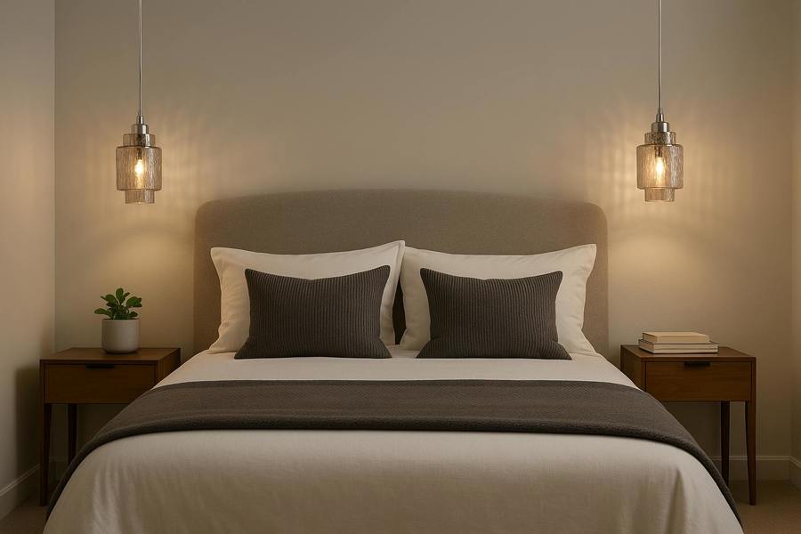 Pagazzi Lighting Evelle Chrome Single Pendant