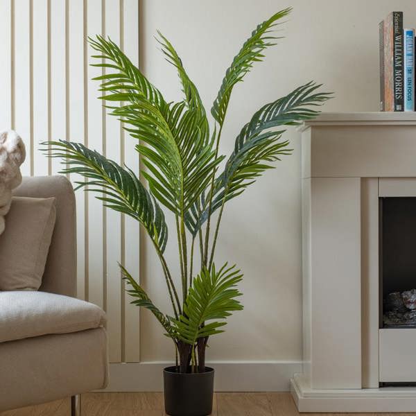 Scottish Everlastings 125cm Real Touch Pearl Palm Tree
