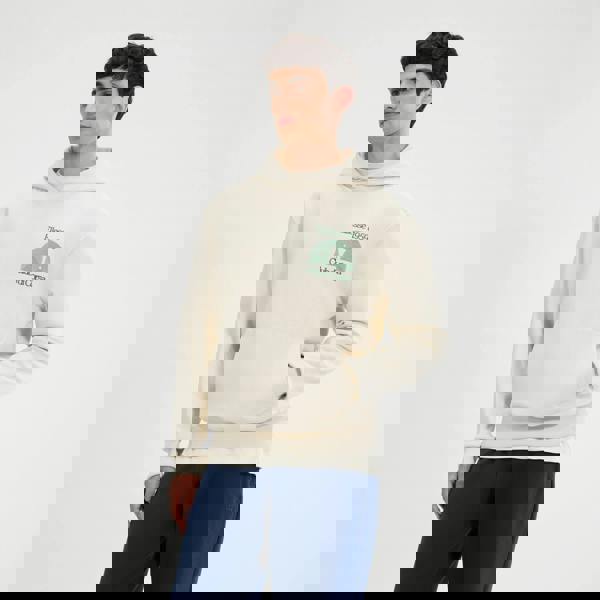 Ellesse Mens Club Di Corsa Hoodie - Off White - 