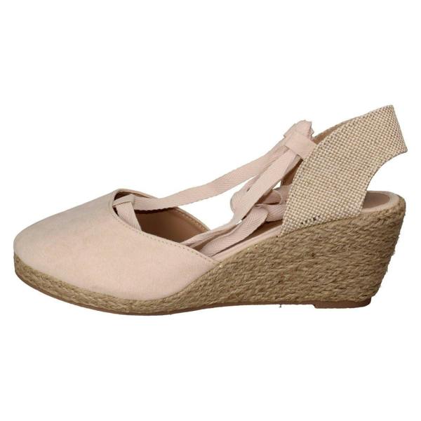 Savannah Ladies Savannah High Espadrille Wedge Sandals F2294