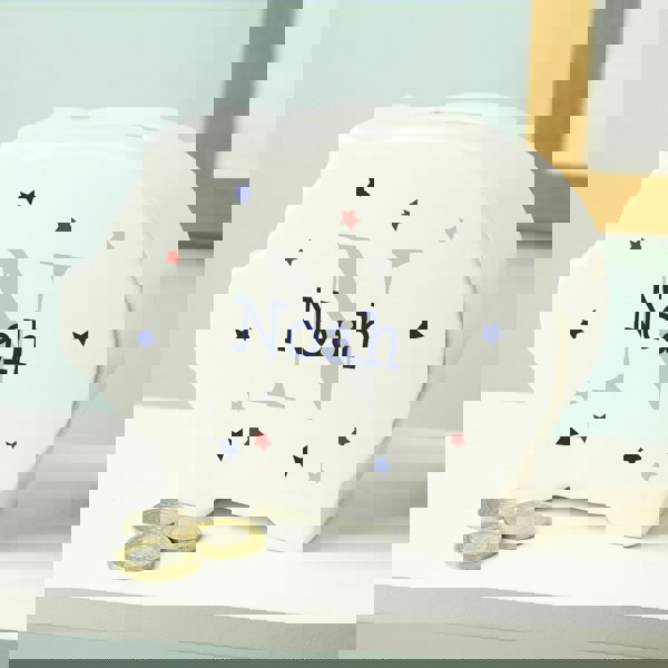 Personalised Memento Company Personalised Name & Initial Piggy Bank