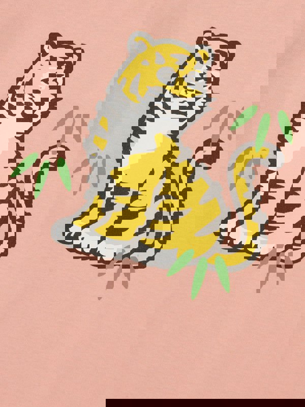 KENZO KIDS KENZO Girls Kotora Print T-Shirt in Pink