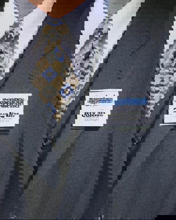 Durable Conference Magnet Name Tag Badge Holders + Inserts | 25 Pack | 54 x 90mm