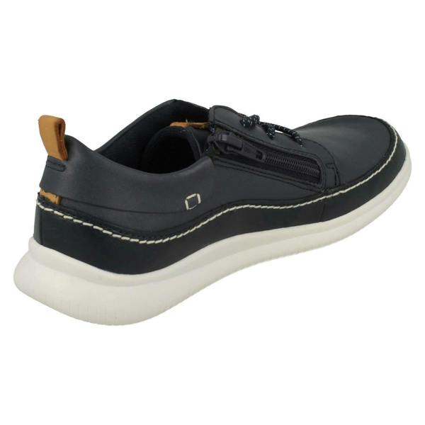 Clarks Boys Clarks Elasticated Lace Detailed Shoes Cloud Blaze