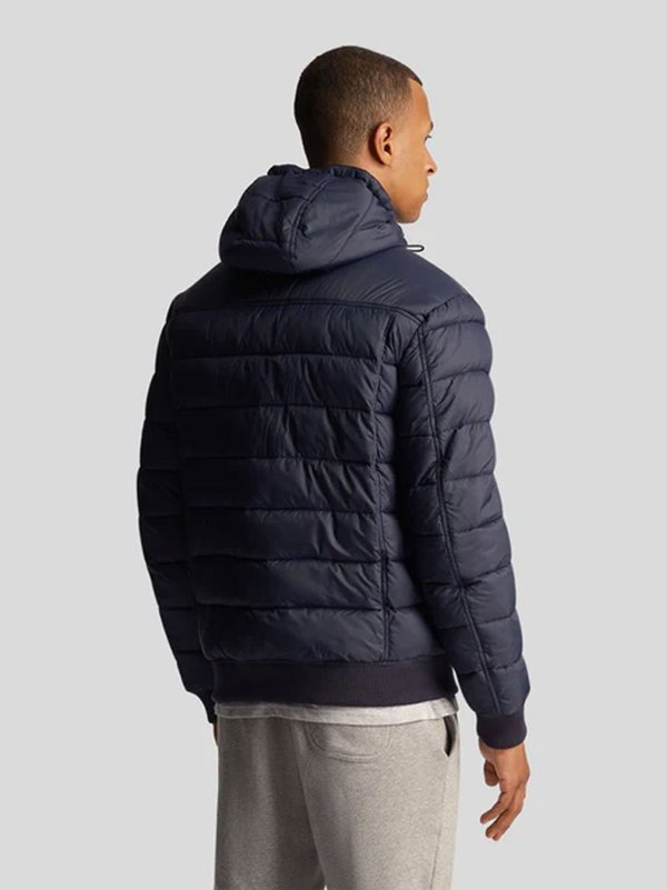 Lyle & Scott Wadded Padded Jacket - Dark Navy Blue