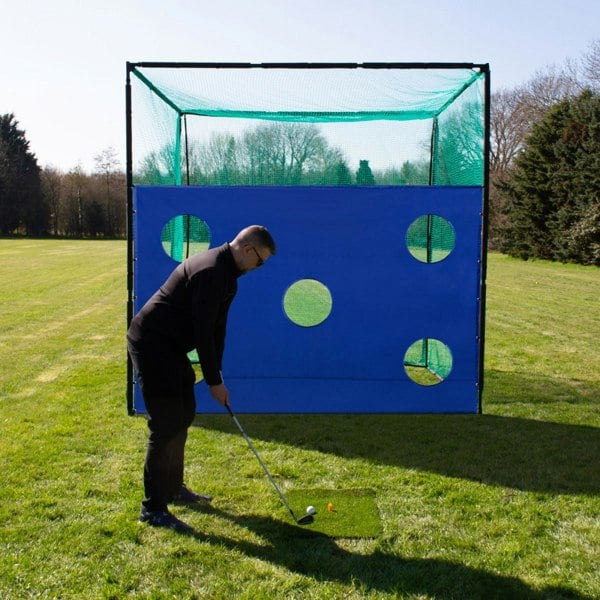 Monstershop Golf Practice Cage and Target Sheet - 9.8ft