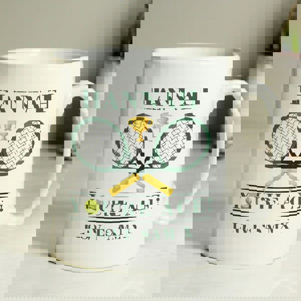 Personalised Memento Company Personalised Tennis Mug