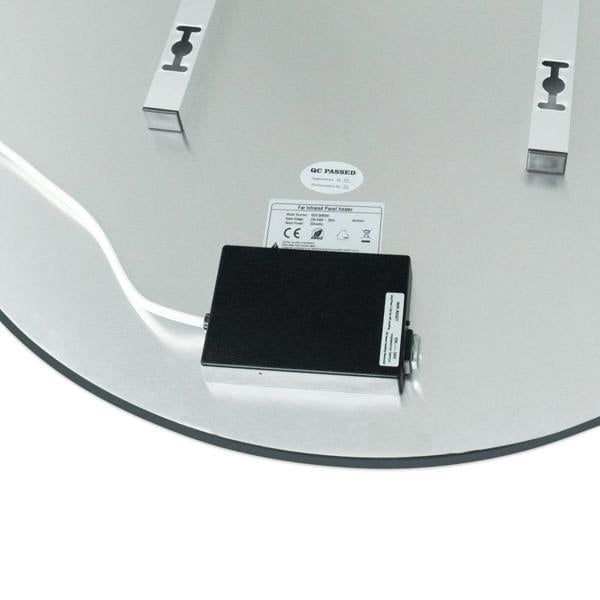Mirrorstone Heating 320w Round Mirrored Wi-Fi Infrared Heating Panel