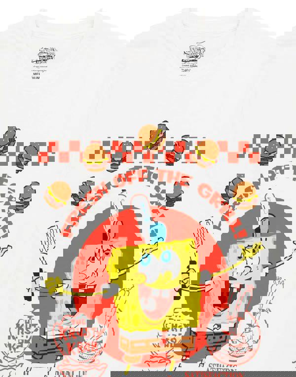 SpongeBob SquarePants Mens Grey The Krusty Krab Short Sleeve Short Leg Pyjama Set