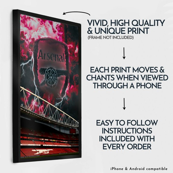 NotNiceThings Arsenal Magic Poster - Augmented Reality Art