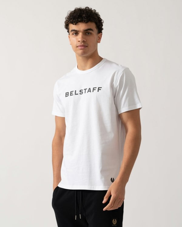 Belstaff Mens Logo T-Shirt - White