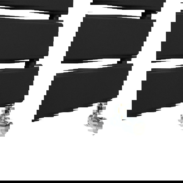 Monstershop Flat Panel Towel Radiator – 1200mm x 600mm – Black