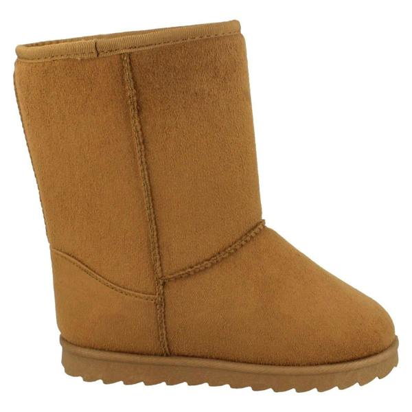Spot On Girls Spot On Mid Leg Faux Fur Fleece Lined Boots