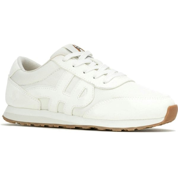 Hush Puppies Seventy8 Leather Women's Cream Trainers