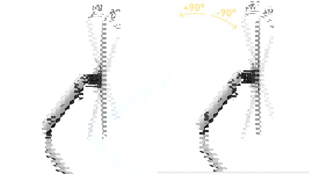 Durable SELECT PLUS Monitor Mount Arm Desk Clamp for 1 Screen | 17 - 32"