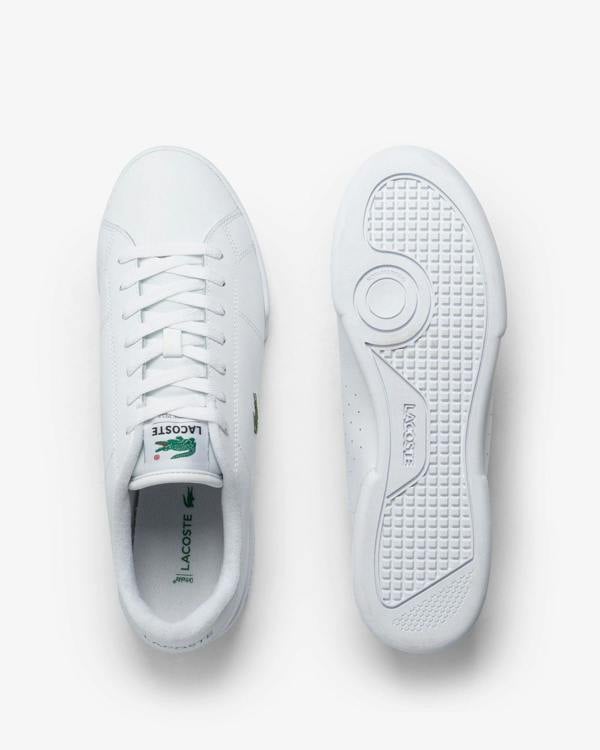 Lacoste Mens Carnaby Cup Sneakers - White/White 21G | CHO | Designer Mens Trainers