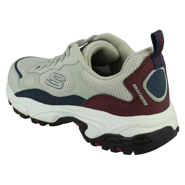 Skechers Mens Skechers Lace Up Memory Foam Trainers Bluecoast