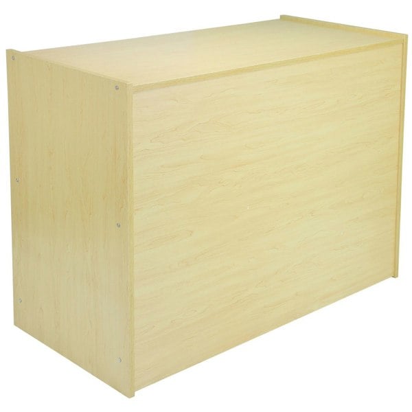 Draco A1200 storage cabinet in light maple finish, featuring a smooth texture and minimalist design, perfect for organizing spaces