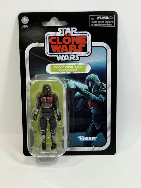 mandalorian super commando star wars the clone wars hasbro kenner f5634