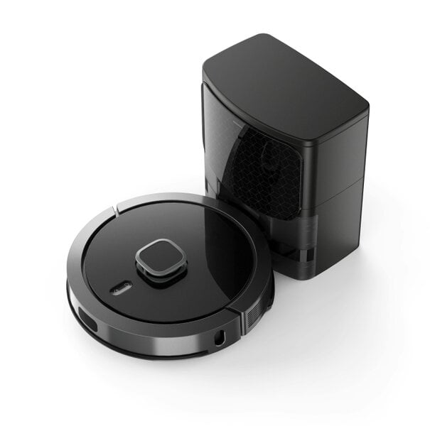 Liectroux Robot vacuum cleaner with self-emptying & laser navigation – 6500Pa, 5 cards, carpet detection, app control