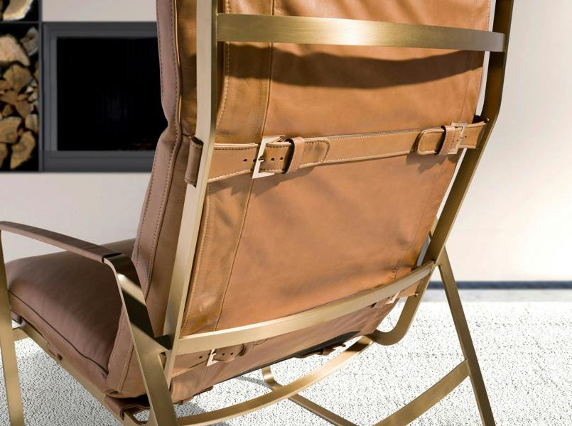 Angel Cerdá Camel Leather Armchair 5170