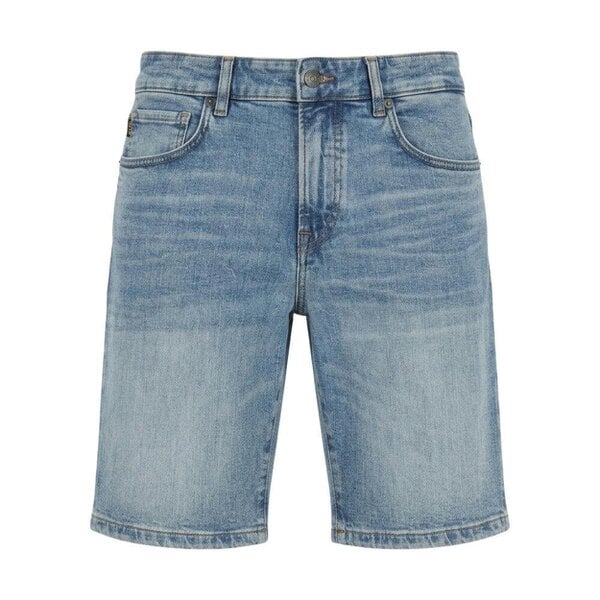 BOSS Re.Maine Denim Shorts Light Blue