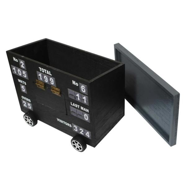 Personalised Cricket Scoreboard Desk Tidy - lifestyle shot