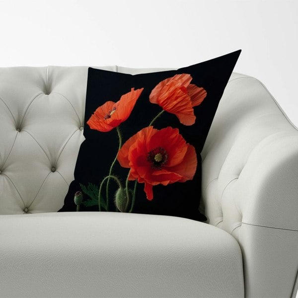 Warren Reed Poppies Cushions