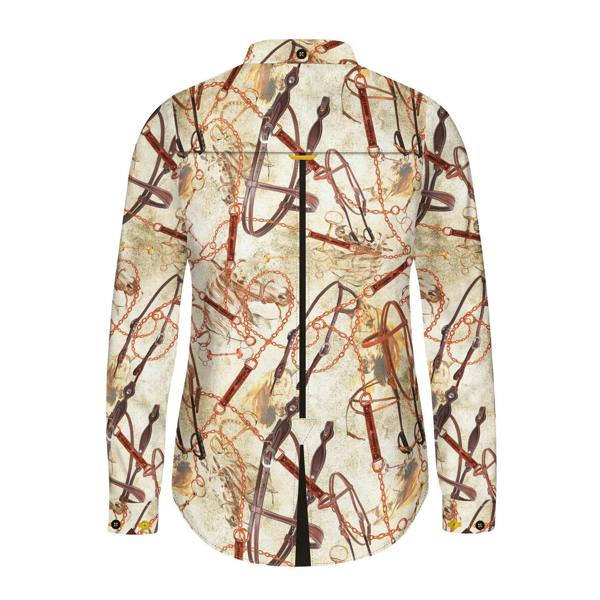SNAFFLE WOMENS PRINT SHIRT – Premium Men's Patterned Shirt by Claudio Lugli | Bold Design, Tailored Fit, Best Printed Shirts