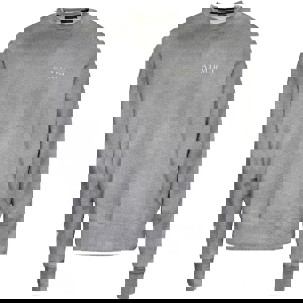 Amiri Aged Puff Logo Grey Sweatshirt S