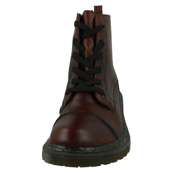 Rieker Ladies Rieker Zip and Lace Ankle Boot 78202