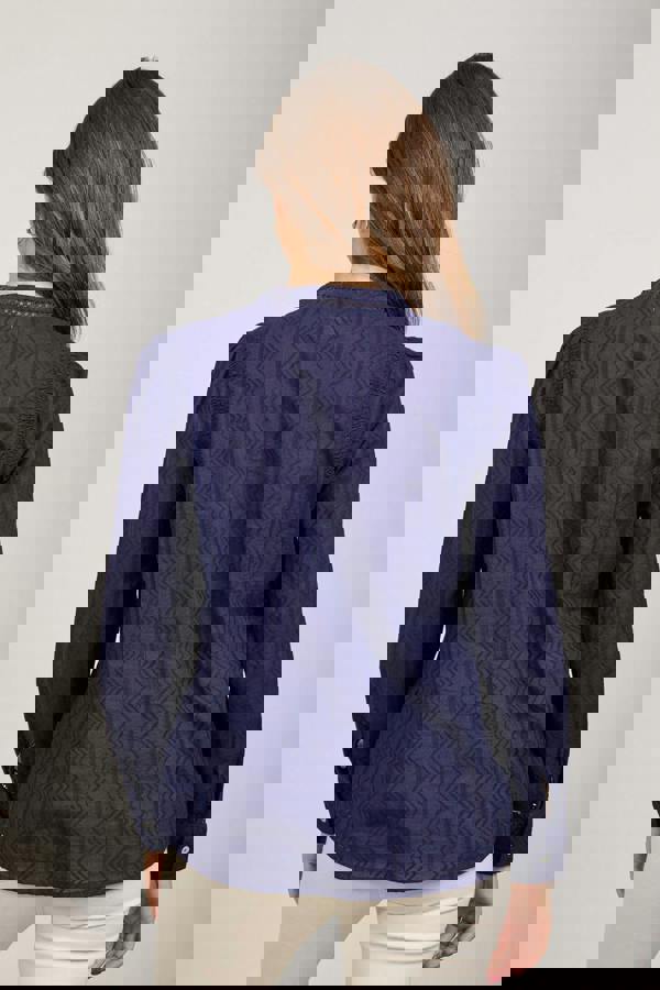 Mudflower Zig Zag Textured Shirt