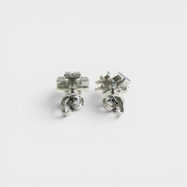 Tory Burch Signature Silver Earrings