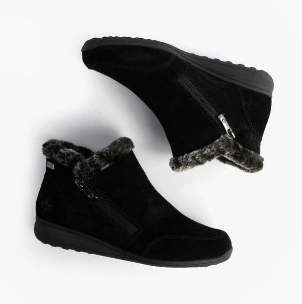 Rieker 47256-00 Womens Boots Black