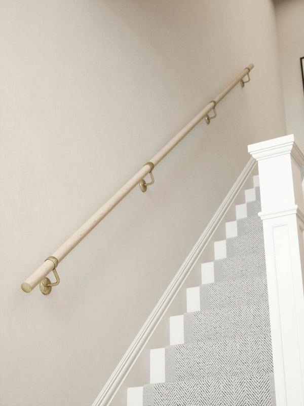 Handrails Direct Ryton Teak Straight Flight Handrail