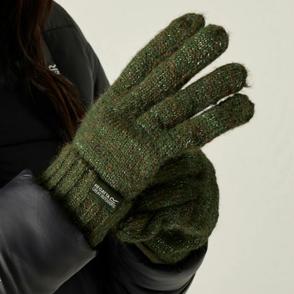 Regatta Womens/Ladies Multimix Winter Gloves - Dark Khaki - 