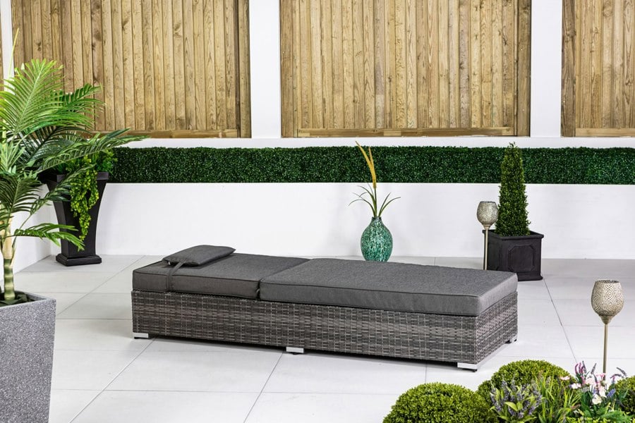 Giardino Rattan Sun Lounger