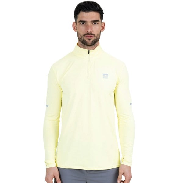REFLECT Core ID Quarter Zip Track Top Yellow