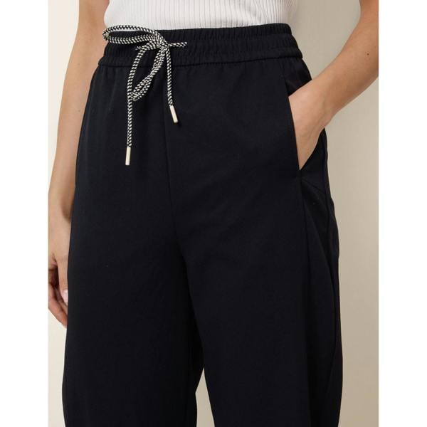 Blue Vanilla Elastic Waist Drawstring Trousers