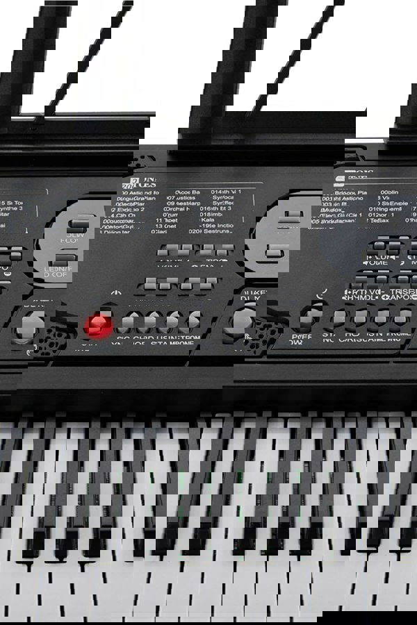 Living and Home 61-Key Portable Electronic Keyboard with Follow-the-Light Keyboard