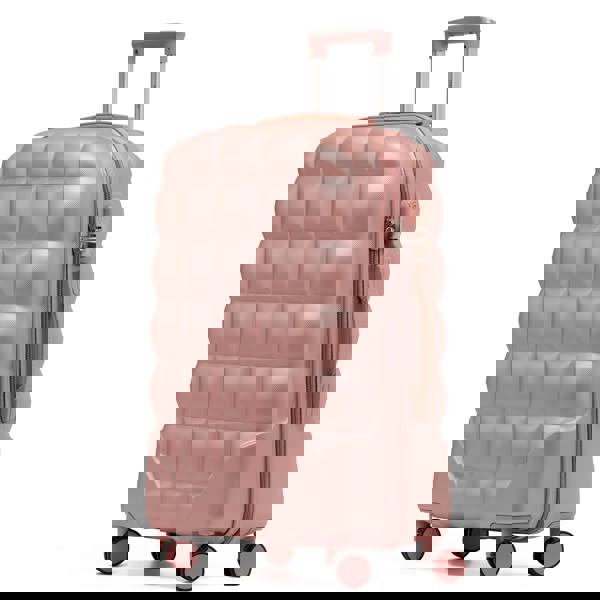 Flight Knight Medium 25" Hard Shell Bubble Design Check-in Suitcase Hold Luggage Bag