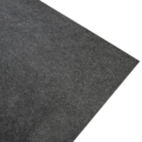 Anthracite van lining material with a soft, textured surface, ideal for VW Caddy, shown at an angle on a white background
