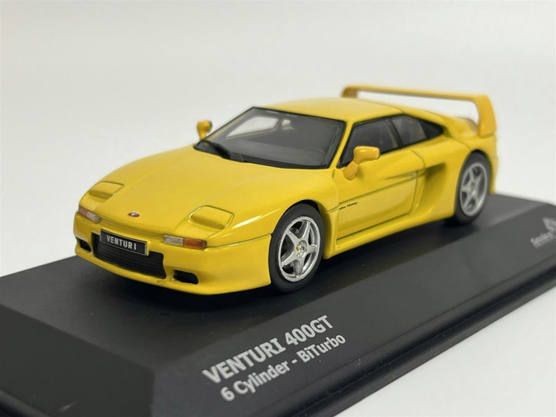 Solido Venturi 400 GT Yellow 6 Cylinder Bi Turbo 1:43 Scale Solido 4313402