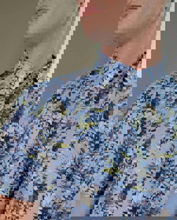 Steel & Jelly Limited Edition Bold Floral Print Short Sleeve Shirt