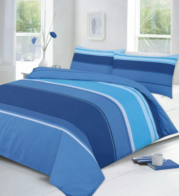 Carter Blue Duvet Cover Set