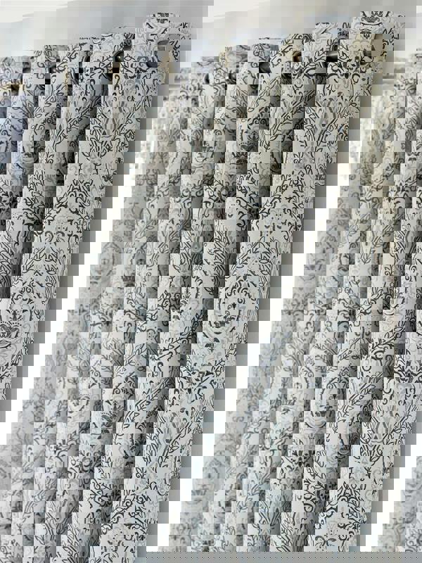 Luxury Living Victoria Room Darkening Ring Top Curtains