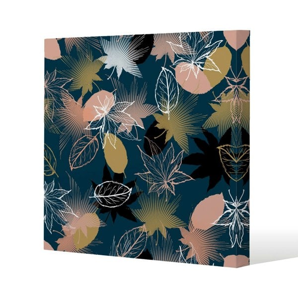 Benjamin Tate Design Maple Leaves (Canvas Print)