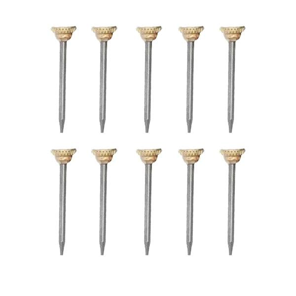 X Brass Head Picture Pins 10pk - One Colour - 